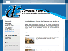 Tablet Screenshot of demelco.com